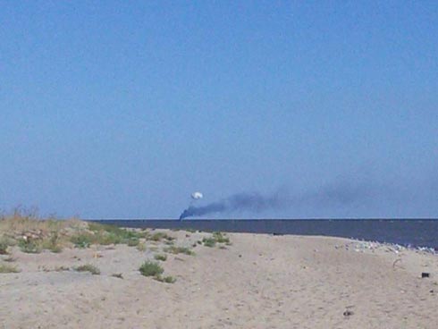 В Азовском море недалеко от Мариуполя обстреляли катер береговой охраны (ФОТО)