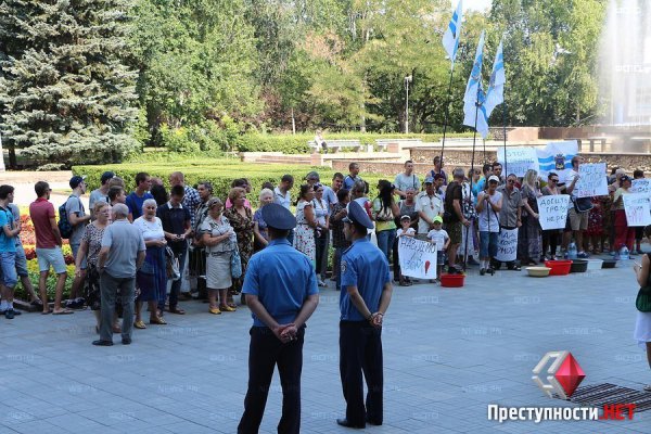 В Николаеве состоялся проплаченный митинг (ВИДЕО)