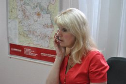Ирина Веригина: "Ежедневно из Луганска выезжает более 500 человек"