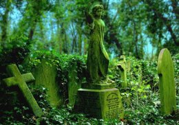 Британский суд приговорил англичанина изображавшего призрака на кладбище к штрафу