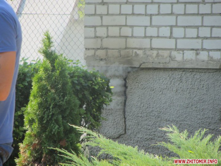 Пожар в житомирском военкомате (ФОТО)