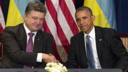 Порошенко и Обама ведут переговоры