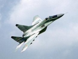 В районе Луганска сбит украинский самолет "МиГ-29" (ВИДЕО)
