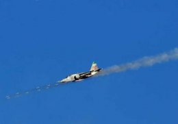Под Луганском сбит украинский самолет Су-25