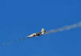 Под Луганском сбит украинский самолет Су-25