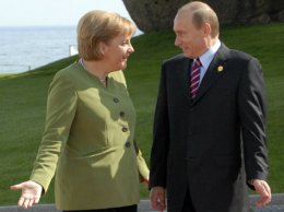 Главы Германии и России поговорили о ситуации на Востоке Украины