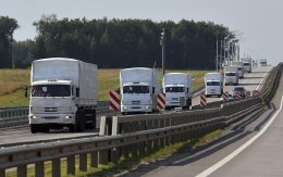 Российские таможенники сообщили, что все 280 грузовиков отправлены в Украину