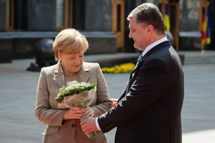 Ангела Меркель прибыла в Украину (ФОТО)