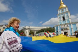 Сине-желтый флаг стал символом освобождения городов на Донбассе