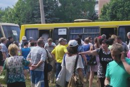 Луганский мэр призвал ОБСЕ помочь с эвакуацией беженцев
