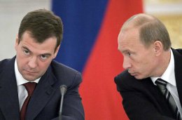 Путин и Медведев не поздравили Украину с Днем Независимости
