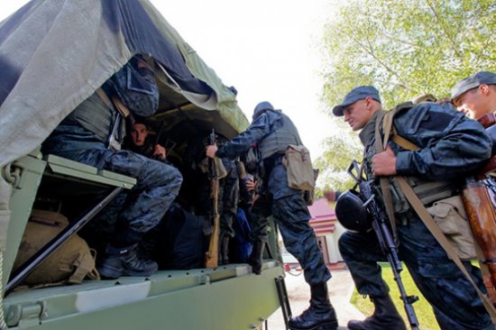 Военнослужащие Нацгвардии на новой бронированной технике отбыли в зону АТО (ВИДЕО)