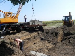 Запорожская область укрепляется бетонными сооружениями