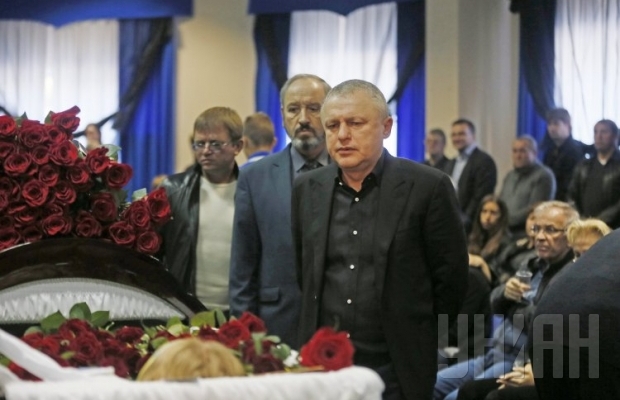 Сегодня в Киеве попрощались с экс-футболистом ФК "Динамо" Андреем Гусиным (ФОТО)