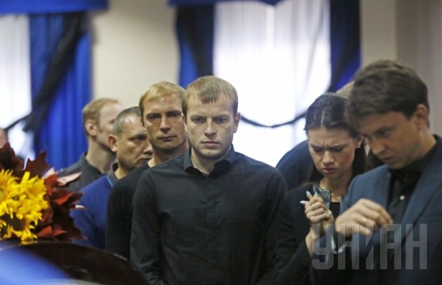 Сегодня в Киеве попрощались с экс-футболистом ФК "Динамо" Андреем Гусиным (ФОТО)