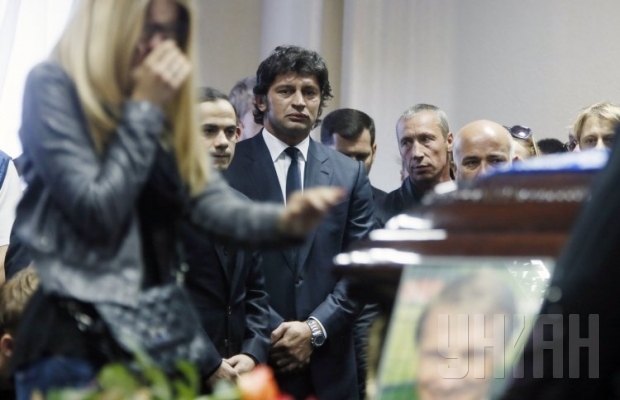 Сегодня в Киеве попрощались с экс-футболистом ФК "Динамо" Андреем Гусиным (ФОТО)