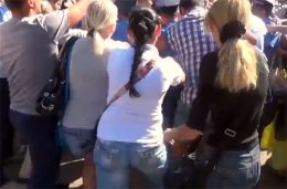 В Одессе на Куликовом поле вместо митинга произошла потасовка с милицией (ВИДЕО)