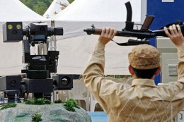 Южная Корея разместили на границе механических солдат