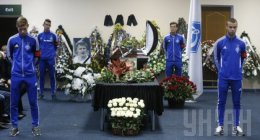 Сегодня в Киеве попрощались с экс-футболистом ФК "Динамо" Андреем Гусиным (ФОТО)