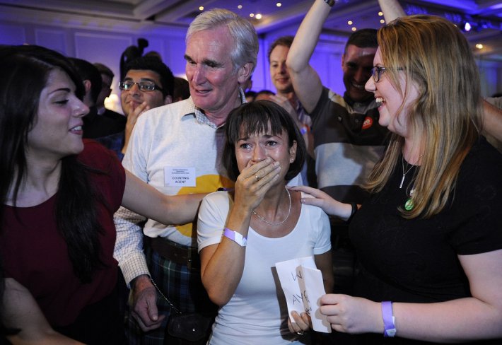 Как шотландцы реагировали на результаты референдума (ФОТО)