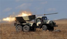 Перемирие: террористы обстреляли украинских военных из «Градов»