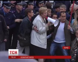 В Харькове милиция не допустила проведение антиукраинской акции в центре города
