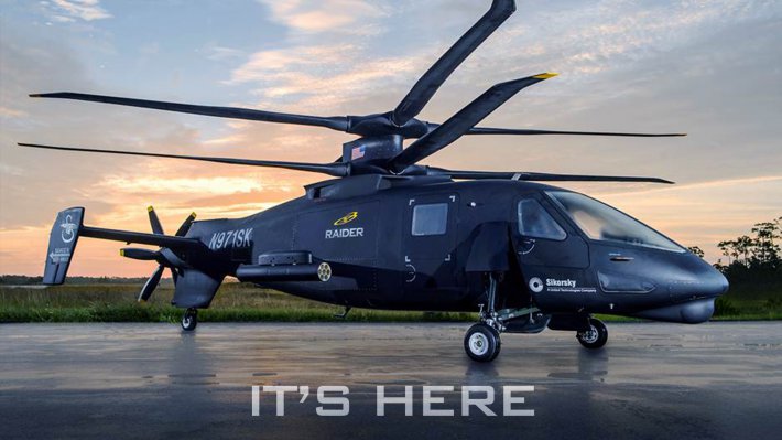 В США показали прототип скоростного многоцелевого вертолета S-97 Raider (ФОТО)