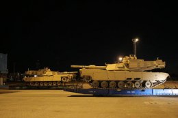 Бронетанковая дивизия армии США прибыла в Латвию (ФОТО)
