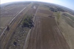 Воздушная разведка. Кадры с борта беспилотника украинских силовиков (ВИДЕО)