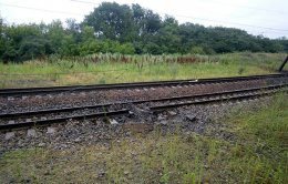 Взорвана железная дорога на маршруте Киев-Луганск