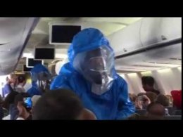 Шутка американца про Эболу перепугала пассажиров самолета