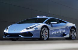 Полицейский автомобиль на базе 610-сильного Lamborghini Huracan (ВИДЕО)