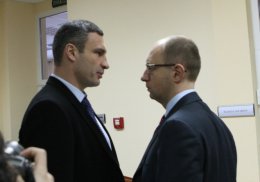 Кличко выразил свои поздравления Яценюку