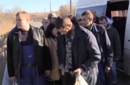 Возле города Счастье прошел обмен военнопленными (ВИДЕО)