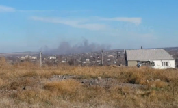 Террористы обстреливают поселок Талаковка под Мариуполем (ВИДЕО)