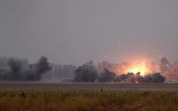 Под Мариуполем террористы из танков обстреляли позиции украинских военных