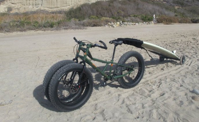 Трехколёсный велосипед-внедорожник - брутальный монстр для сложных дорог (ФОТО)