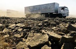 Прибытие очередного гуманитарного конвоя МЧС РФ в Донецк откладывается