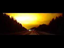 В Свердловской области зафиксирована яркая вспышка в небе (ВИДЕО)