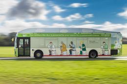 "Биоавтобус" сделал свой первый рейс (ВИДЕО)