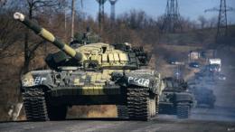 Сегодня ночью со стороны н. п. Гуково в Украину вошла колона танков