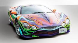 Компания Mitsuoka выпустила спецверсию автомобиля Mitsuoka Orochi Evangelion Edition