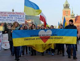 Марш солидарности с Украиной состоялся в Польше (ФОТО)