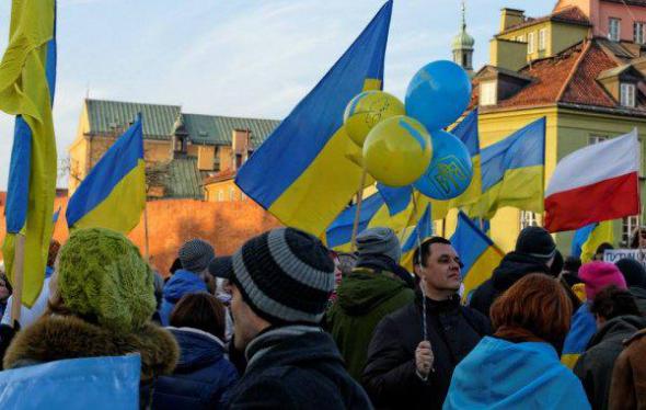 Марш солидарности с Украиной состоялся в Польше (ФОТО)