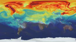 Специалисты NASA показали, как углекислый газ распространяется в атмосфере Земли (ВИДЕО)