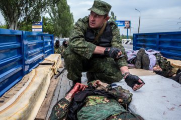 Русская армия и террористы потеряли около 600 человек