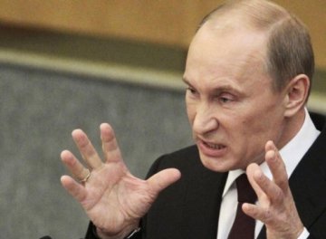 Путин на переговорах в Минске сломал ручку