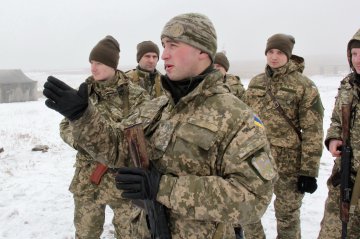 Ветераны разных войн проходят переподготовку на Львовщине (ФОТО)