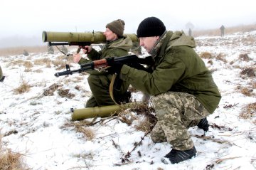 Ветераны разных войн проходят переподготовку на Львовщине (ФОТО)