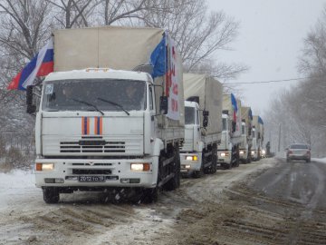 РФ отправила в Дебальцево очередную "гуманитарную" помощь